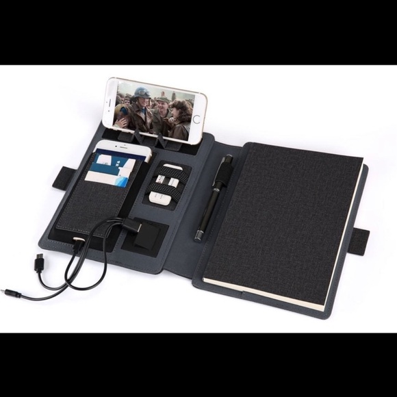 Wireless Phone Charging Planner / Notebook